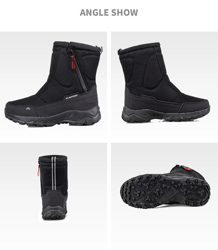 Men's Winter Waterproof Insulated Shell Warm Inner Comfort Snow Boots