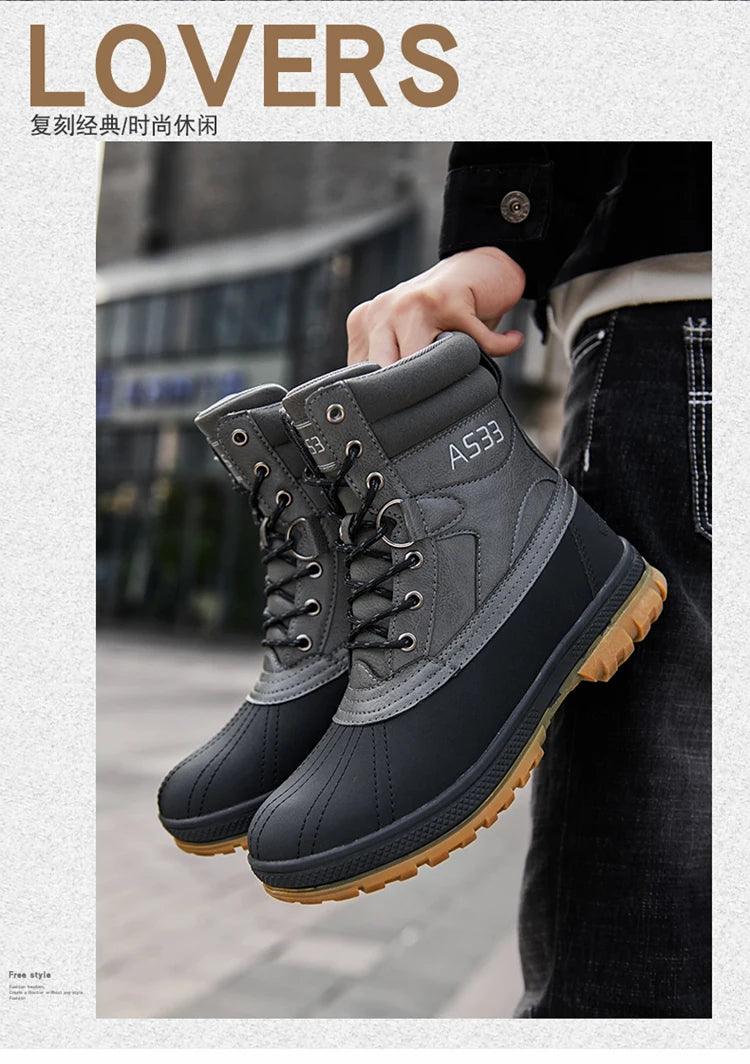 Men Winter Snow Boots