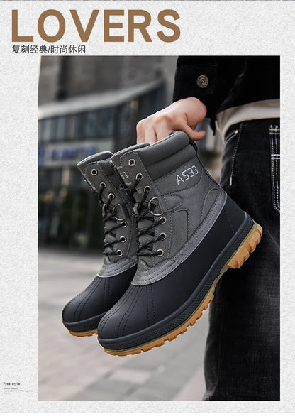 Men Winter Snow Boots
