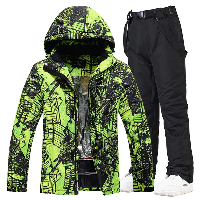 Snowboarding Suit, Ski Clothes, Ski Jacket, Ski Pants Sets, Snowboarding Clothing