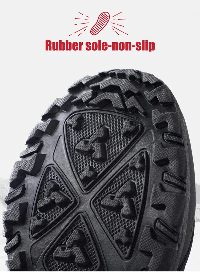 Men's Winter Waterproof Insulated Shell Warm Inner Comfort Snow Boots