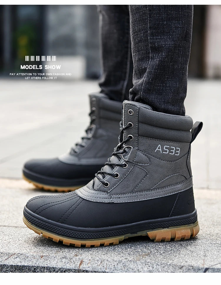 Men Winter Snow Boots