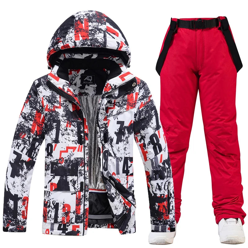 Snowboarding Suit, Ski Clothes, Ski Jacket, Ski Pants Sets, Snowboarding Clothing