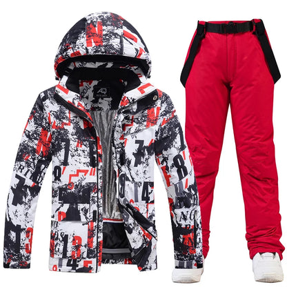 Snowboarding Suit, Ski Clothes, Ski Jacket, Ski Pants Sets, Snowboarding Clothing