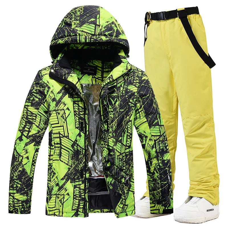 Snowboarding Suit, Ski Clothes, Ski Jacket, Ski Pants Sets, Snowboarding Clothing