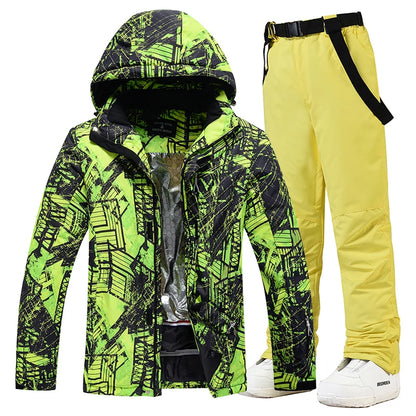 Snowboarding Suit, Ski Clothes, Ski Jacket, Ski Pants Sets, Snowboarding Clothing