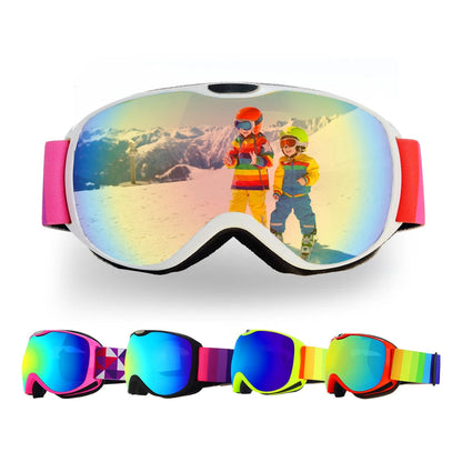 Kids Ski Goggles for Age 4-14