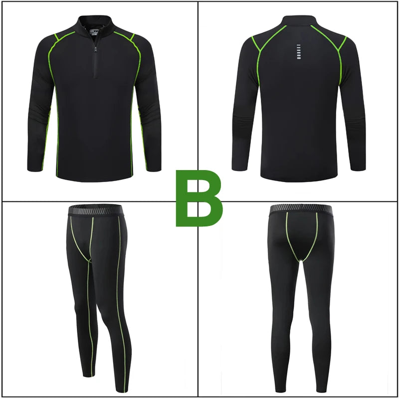 Thermal Underwear Compression Tights Ski Base Layer