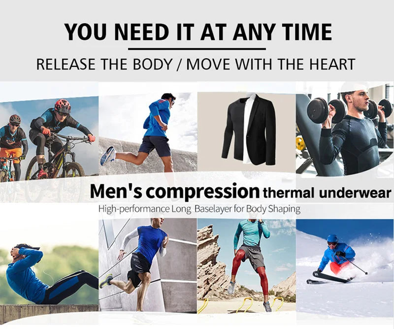 Thermal Underwear Compression Tights Ski Base Layer Kids