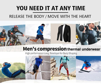 Thermal Underwear Compression Tights Ski Base Layer