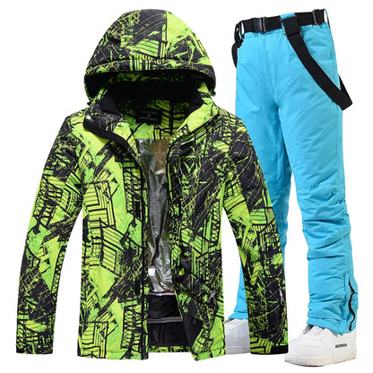 Snowboarding Suit, Ski Clothes, Ski Jacket, Ski Pants Sets, Snowboarding Clothing