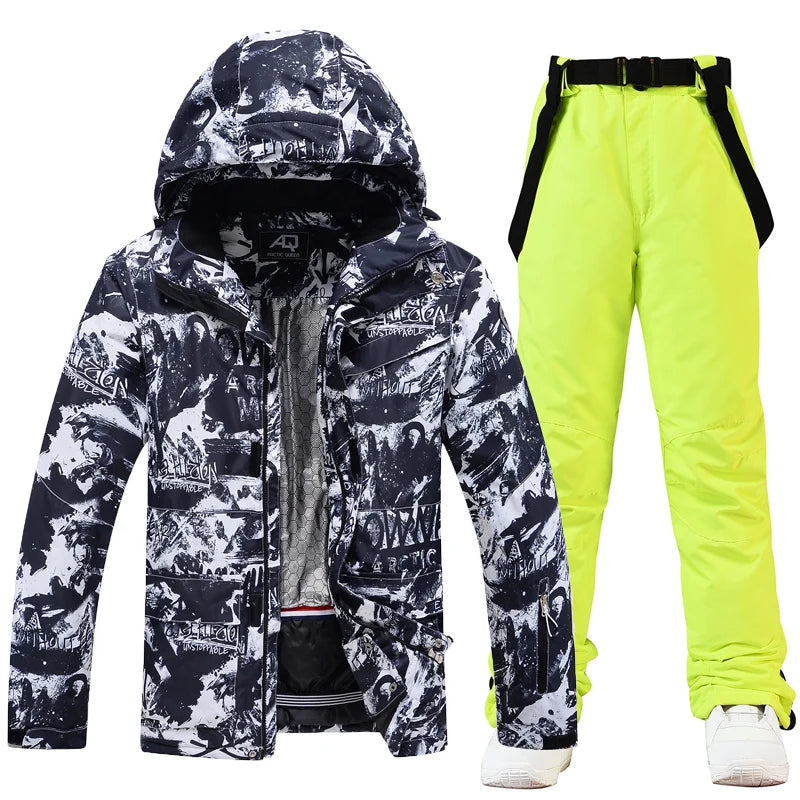 Snowboarding Suit, Ski Clothes, Ski Jacket, Ski Pants Sets, Snowboarding Clothing