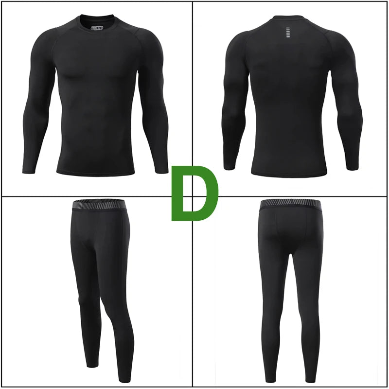 Thermal Underwear Compression Tights Ski Base Layer Kids