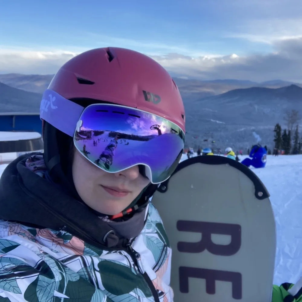 Ski Snowboard Goggles Double Lens UV400 Anti-fog Unisex