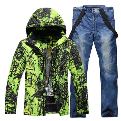 Snowboarding Suit, Ski Clothes, Ski Jacket, Ski Pants Sets, Snowboarding Clothing