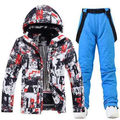 Snowboarding Suit, Ski Clothes, Ski Jacket, Ski Pants Sets, Snowboarding Clothing