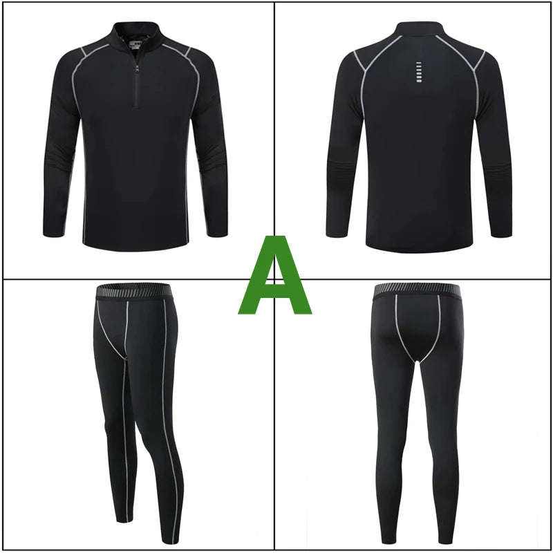 Thermal Underwear Compression Tights Ski Base Layer Kids