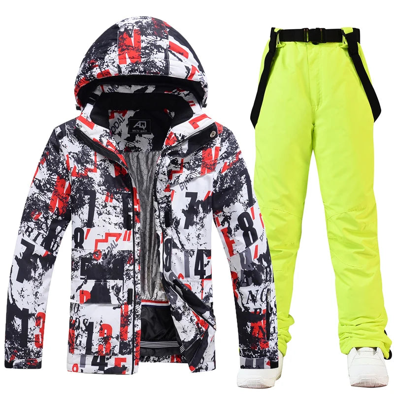 Snowboarding Suit, Ski Clothes, Ski Jacket, Ski Pants Sets, Snowboarding Clothing