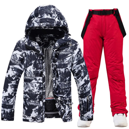Snowboarding Suit, Ski Clothes, Ski Jacket, Ski Pants Sets, Snowboarding Clothing