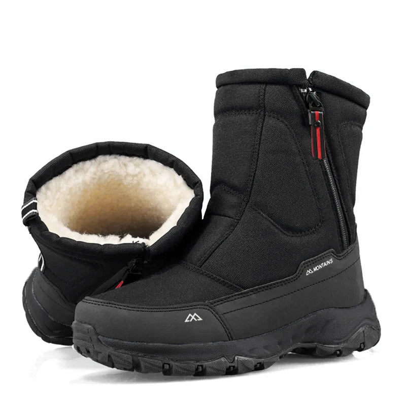 Men's Winter Waterproof Insulated Shell Warm Inner Comfort Snow Boots