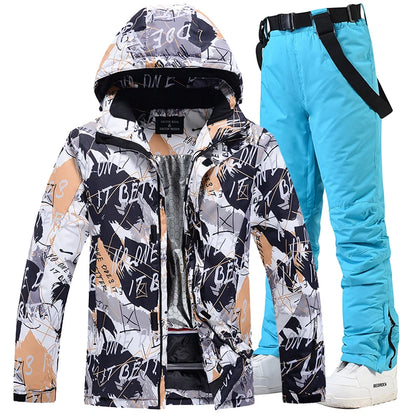 Snowboarding Suit, Ski Clothes, Ski Jacket, Ski Pants Sets, Snowboarding Clothing