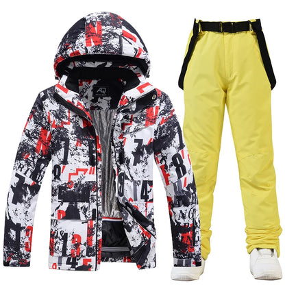 Snowboarding Suit, Ski Clothes, Ski Jacket, Ski Pants Sets, Snowboarding Clothing