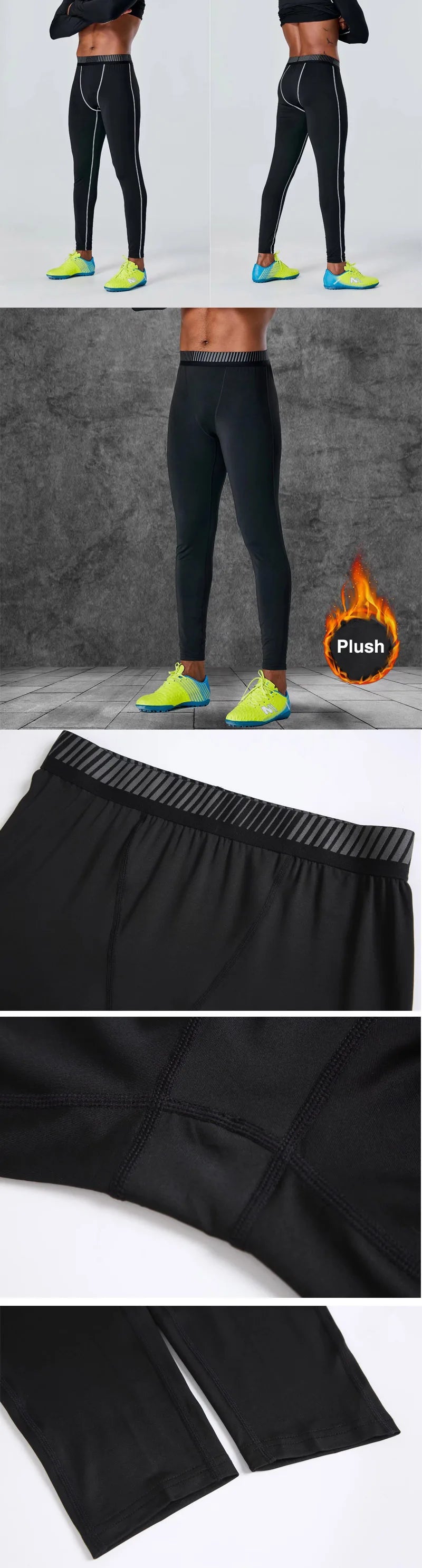 Thermal Underwear Compression Tights Ski Base Layer