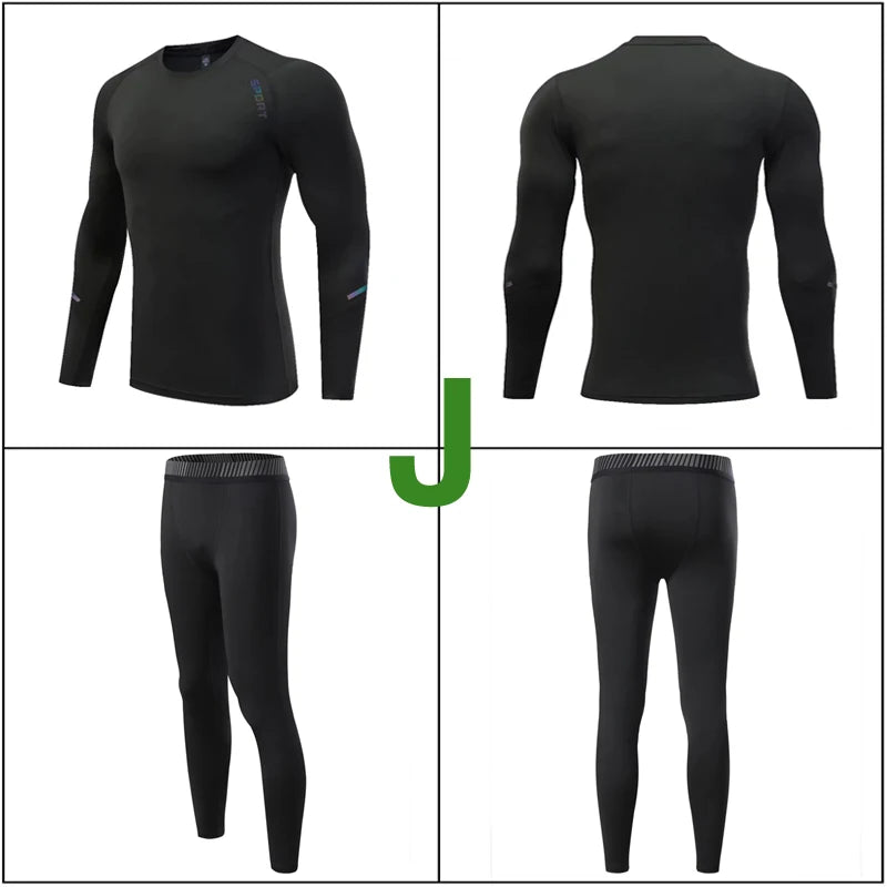Thermal Underwear Compression Tights Ski Base Layer Kids